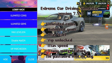  Extreme Car Driving Simulator || version 7.5.4 Mod Menu