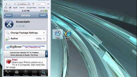 How to display your iPod Touch or iPhone screen on your computer or TV