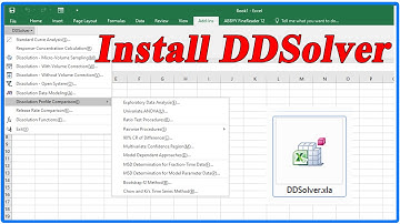How to Install DDsolver in Excel || How to Install the DDSolver add-in in Excel