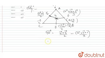 D, E and F are the mid-points of the sides BC, CA and AB respectively of `Delta ABC`