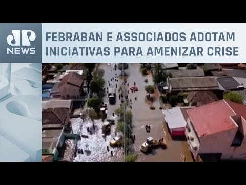 Bancos enviam R$ 6 milhões para auxílio de vítimas no RS