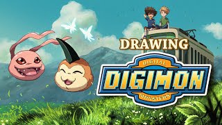 Drawing Digimon