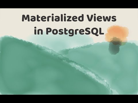 Episode #324 - Materialized Views in PostgreSQL | Preview