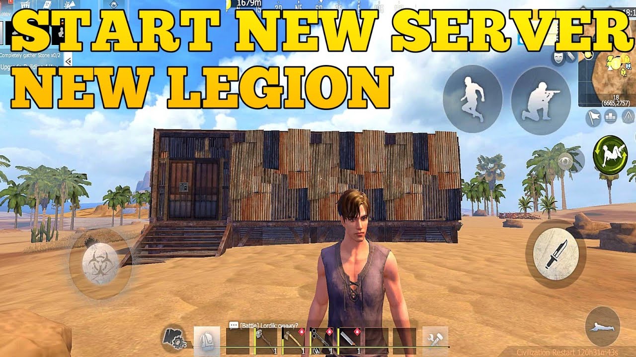 START NEW SERVER NEW LEGION || LAST ISLAND OF SURVIVAL HINDI GAMEPLAY ...