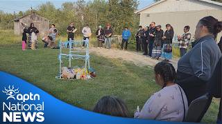 Opaskwayak Cree Nation members honour remains of baby boy found | APTN News