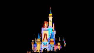 Disney World Magic Kingdom Castle Projection Slideshow 2011