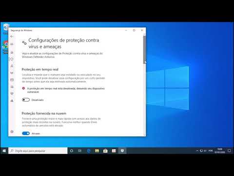 Windows 10: Desativando a proteção em tempo real do Windows Defender