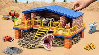 Giant Snake Attack! I Built a Mini Chicken Coop to Save My Animals | @TractorLifeTV