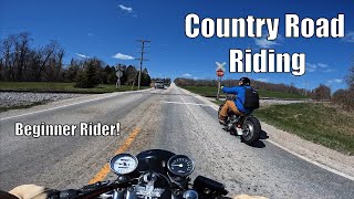 Country Road Riding On Motorcycles ┃ Honda CX500 and Custom Shovelhead Harley