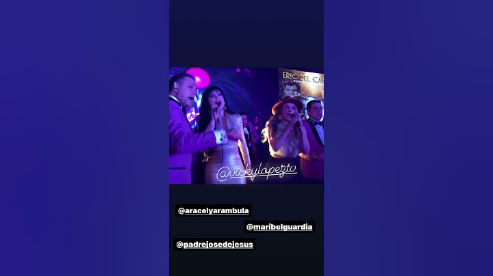 Aracely Arámbula, Maribel Guardia, El Padre José de Jesús y La Sonora Santanera #tbt #tb