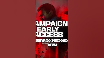 MW3 : How to Preload & When It Goes Live (Date,Time)