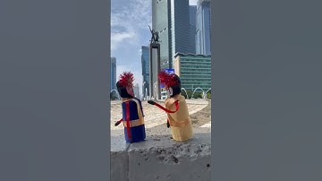 ONDEL ONDEL JATUH DI BUNDARAN HI