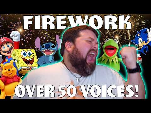 Voice Actor Sings Firework With OVER 50 Impressions!