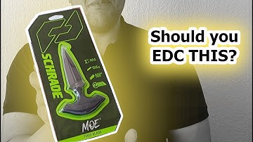 Unboxing the Schrade MOE push dagger. Good for EDC?