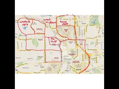 The Bluff Atlanta Map Welcome To The Bluff Atlanta S Latest Area Going Through Gentifrication Youtube