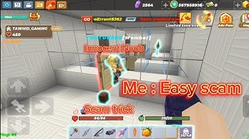 Proof Scammer (3) How to get scamed in Skyblock Blockman Go