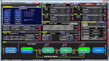 VoiceLive Touch Editor - Standard Screen