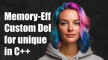 Creating a Memory-Efficient Custom Deleter for std::unique_ptr in C++