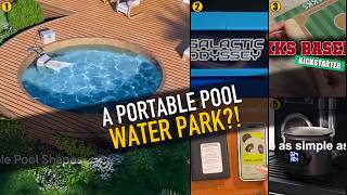 They Made a PORTABLE WATER PARK for Your Backyard! (5 Insane Kickstarter Gadgets) #tech #design