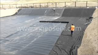 Instalación de Geomembrana HDPE