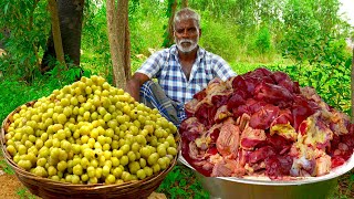 Gooseberry Liver Curry | Chicken Gizzard & Liver with Gooseberry prepared by uncle