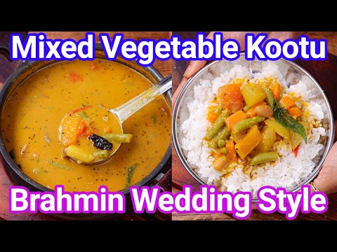 Wedding Style Mixed Vegetable Kootu Recipe  Mix Veg Kootu - Perfect for Rice, Idli, Dosa  Appam