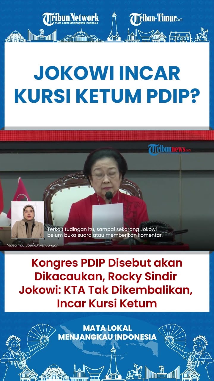 SHORT Rocky Gerung Klaim Jokowi Incar Kursi Ketum PDIP Imbas Belum Kembalikan KTA PDIP!