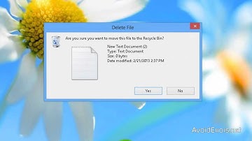 Enable the Delete Confirmation Dialog in Windows 8
