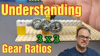 Lego gear ratio tutorial, how to calculate and understand them.