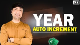 Famous Excel Year Auto Increment | Year Auto Increment using IF , AND ,Column Formula in Excel Profile