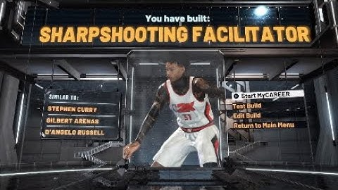 BEST SHARPSHOOTING FACILITATOR BUILD NBA 2K20!