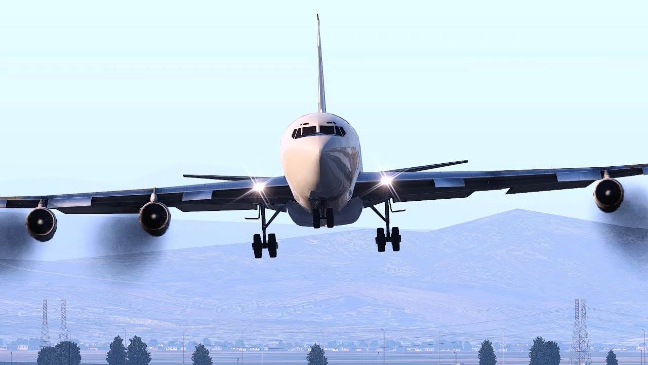 Boeing 707 Tanker Loses Engine During Takeoff in California: Omega Aerial Flight 70