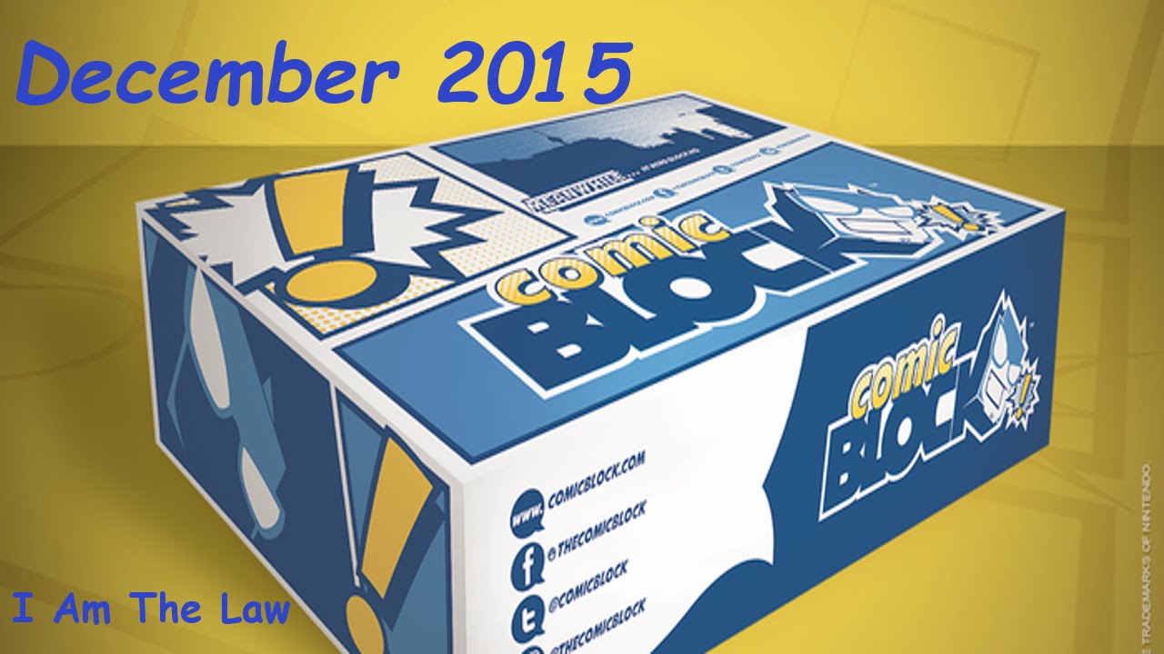 ComicBlock - December 2015 - I Am The Law