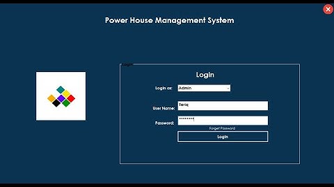 Login and Dashboard (PowerHouse Management System) part 1.