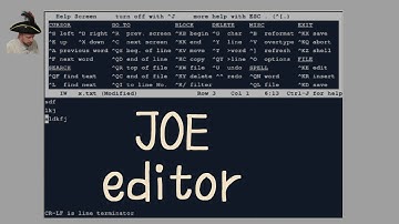 The JOE editor