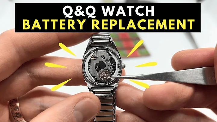 Q&Q Watch Battery Replacement | Ag4 377 376 LR626 LR66 Battery Replacement