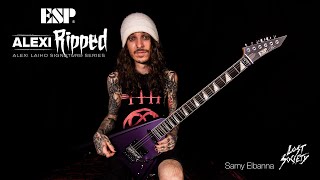 ESP Guitars: ESP ALEXI RIPPED Demonstration by Samy Elbanna (Lost Society)