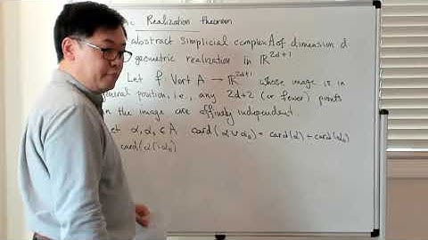 Geometric realization theorem