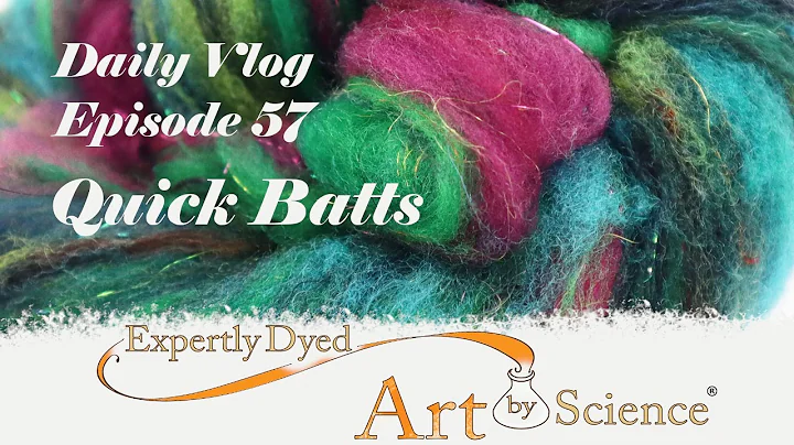 Quick Batts for making Quick Yarn! - Daily Vlog - ...