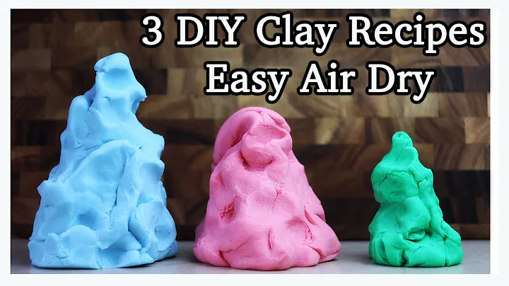 DIY Air Dry Clay Recipes (FAST and EASY)