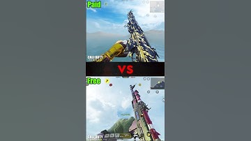 Paid vs Free Legendary AK47 Shorts 2025 | Legendary AK47-Black and Gold vs Legendary AK47-ICB Rifle