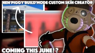 NEW PIGGY BUILD MODE UPDATE NEWS.. + CUSTOM PIGGY BUILD MODE SKIN CREATOR.. #roblox #piggy #minitoon