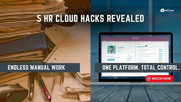 5 HR Cloud Hacks to Automate Paperwork & Lead Better | HR Software Demo