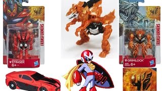 Protoman Review: Transformers 4 Age of Extinction Legion Stinger and Grimlock Cyberverse Legends
