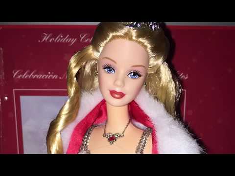 2001 Holiday Celebration Barbie Doll Review!