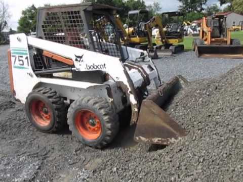 Bobcat 751 Skid Steer Youtube