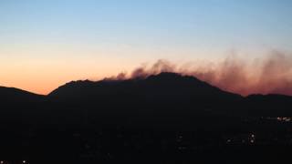 Sunset Time Lapse of the Doce Fire in Prescott