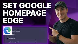 How to Set Google as Homepage in Microsoft Edge (2026) | Step-by-Step