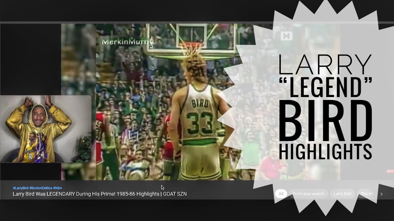 Larry "Legend" Bird Highlights REACTION - YouTube