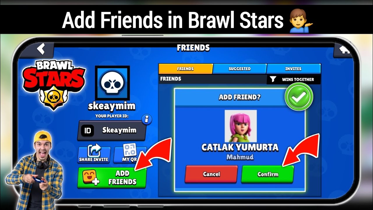 How To Add Friends in Brawl Stars (2025) | Send Friends Request in ...